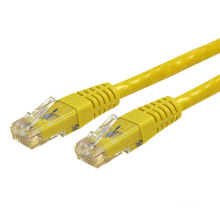 CAT6 RJ45 moldeado UTP Gigabit CAT6 Patch Cable 15FT Amarillo